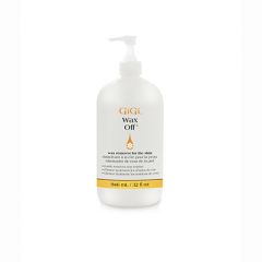 Front view of a 32-ounce pump bottle of GiGi Wax Off 