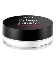 Capped close up view of a loose powder from Ardell Beauty Glam Finale collection