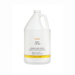 Front view of a 1-gallon jug of GiGi Sure Clean wax warmer and surface cleaner