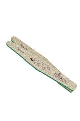 3D illustration of two nail files of EzFlow Grey Fox Pro File with 180/180 abrasive grit lay in white color background