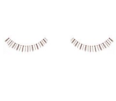 Set of Ardell Natural 112 Brown false lashes side by side featuring clustered lash fibers