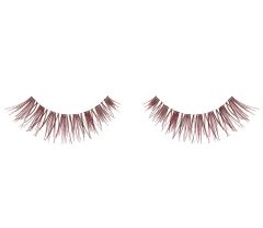 Pair of Ardell Demi Wispies Wine false lashes side by side featuring clustered lash fibers