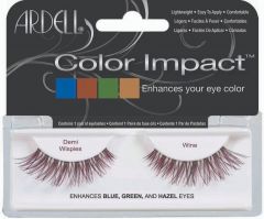 Ardell Color Impact Lash, Demi Wispies, Wine, 1 Pair