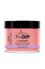 Front view of EzFlow TruDIP Strength in Sisters nail dip powder in a 2 ounce glass container