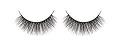 Pair of Ardell Aqua Lash 344 faux lashes featuring medium volume short length fibers and water-activated lash band