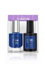 EzFlow TruMatch Color Duos Speak-EZ gel & lacquer polish encased in a labeled plastic retail pack