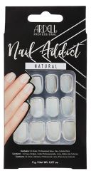 Ardell, Nail Addict Premium Artificial Nail Set, Natural Squared