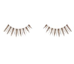 Set of Ardell Demi Pixies Brown lashes side by side featuring clustered lash fibers