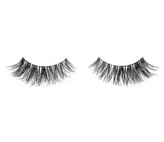 A single pair of Ardell Studio Effects Demi Wispies showing its layered lash and its undetectable lash band