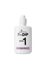 A capped 2 ounce bottle of EzFlow TruDIP Base printed with product name & details