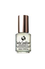 Front view of the 0.125-ounce glass bottle of Seche Condition Keratin-Infused Cuticle Oil