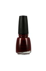 China Glaze nail polish bottle in Drastic color variant with 0.5-ounce size bottle in facing forward angle