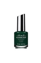 Front view of a 0.5 ounce glass bottle containing  ibd Advanced Wear Wanderful World nail polish