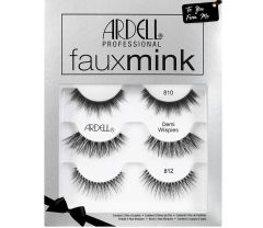 Ardell, Faux Mink Lash Variety Pack #2, 3 Pairs