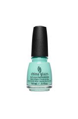 Front view of 0.5-ounce China Glaze nail enamel with All glammed up color shade