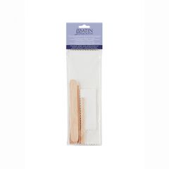 Satin Smooth Muslin Strip Combo Kit in cardboard & plastic retail wall hook packaging