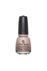 Front view o 0.5-ounce China Glaze nail polish bottle with What's She Dune variant 