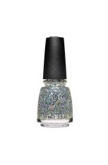 0.5-ounce China Glaze Nail Lacquer bottle with Disco Ball Drop color variant in white background