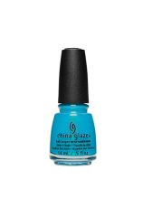 China Glaze nail lacquer in Mer-made for bluer water hue color variation with 0.5-ounce capped bottle
