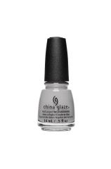 Frontal view of a 0.5-ounce  China Glaze nail lacquer in Pleather Weather hue variant