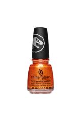 A comprehensive view of 0.5-ounce China Glaze Nail Lacquer,  Orange You Fierce!