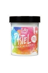 Front view of a 3.5-ounce container of Punky Colour Pastel FX Shade Adjustor with multicolored pastel label & black twist cap
