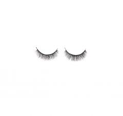 Display of a single pair of Ardell Aqua Lashes 346 Eye Lashes for the left & right eyes on white color background