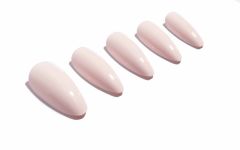 5-piece Set of Ardell Nail Addict Think Pink variant  in a slanted position isolated in white background