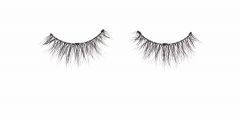 A pair of floating Ardell Beauty Magnetic Naked Lashes 421 false lashes for the left & right eyes on white color background