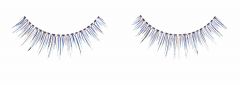 Pair of Ardell Color Impact 110 Blue false lashes side by side featuring clustered lash fibers