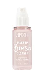 Front view of an uncapped 1.7 fluid ounce spray bottle of Ardell Makeup Brush Cleaner 