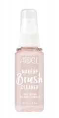 Front view of a capped 1.7 fluid ounce spray bottle of Ardell Makeup Brush Cleaner isolated in white color background