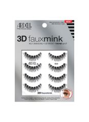 Four pairs of Ardell 3D Faux Mink 858 was placed into its retail packaging with features written on it