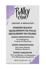 Front face of Punky Colour Powder Bleach with printed product details in different language 