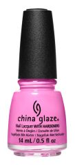 Front view of China Glaze bottle with black cap in shade Kid In A Candy Store
