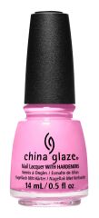 Front view of China Glaze bottle with black cap in shade Here For The Candy
