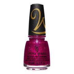 For The Dreamers Nail Lacquer Bottle with this rich and glittery burgundy, China Glaze's Holiday Collection 