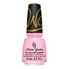 Totally Tafy Nail Lacquer Bottle, soft and fluffy pink crème from China Glaze's Holiday Collection 