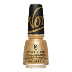 Wonka Nail Lacquer Bottle is a glittering ode to the greatest Wonka story ever gold from China Glaze's Holiday Collection 