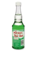 A 14 ounce bottle of Jeris Hair Tonic with Oil Professional Size facing forward with informational label 