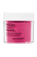 A little side view look on ProDip by SuperNail Dip powder in Playful Fuchsia variant with 0.9-ounce canister