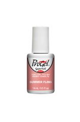 Front facing of SuperNail ProGel in Summer Fling variant with 14ml bottle size and label product information 