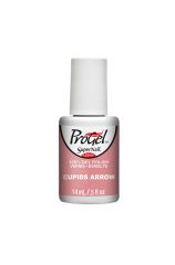Front facing of a 0.5-ounce bottle of SuperNail ProGel Cupids Arrow with two tone color label and product details