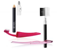 Ardell Complete Brow Grooming Kit featuring Trim & Shape Razor, Precision Shaper,  Brow Comb/Brush, & Brow Grooming Pencil