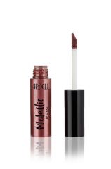 Uncapped bottle of Ardell Metallic Lip Gloss Blind Date Pearlescent Violet side by side with brush cap