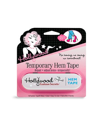 Hollywood Fashion Secrets HFS, Temporary Hem Tape, 18-Count The Original  Fashion Tape Solution