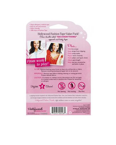 Hollywood Fashion Secrets HFS, Temporary Hem Tape, 18-Count The