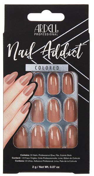 Addict Nail Artificial Nail Latte Premium - Ardell Set