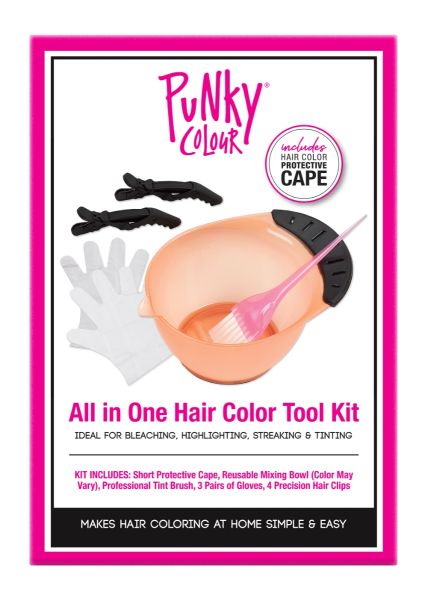 Punky Colour All in One Hair Color Tool Kit Rainbow-Hued Brightest Boldest  Color Hair Dye