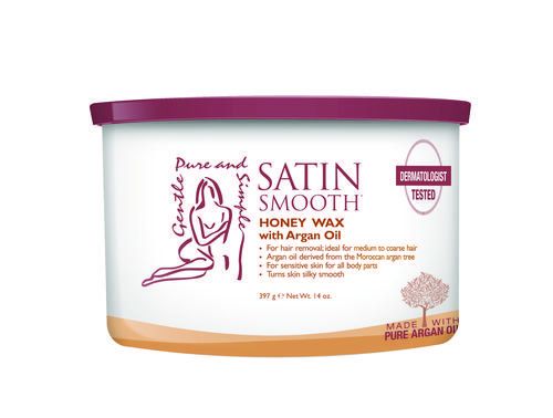 Satin Smooth Honey Wax with Vitamin E 14oz. Soft and Hard Waxes, Warmers &  PRO Wax kits